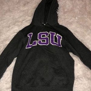 Grey LSU Hoodie